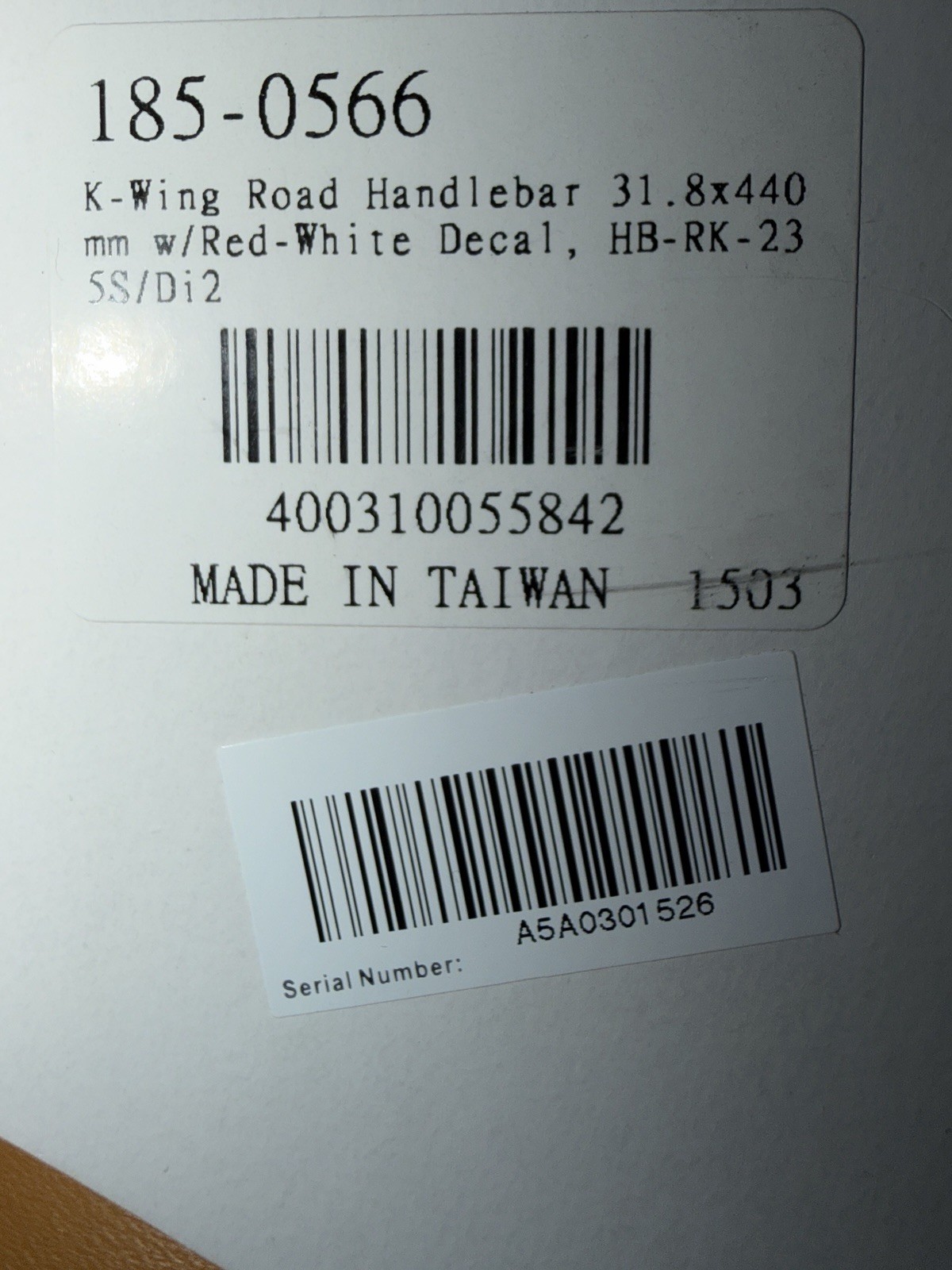 FSA K-Wing DI2 Compact 440mm 31.8 – Carbon – Brand New w/Bag