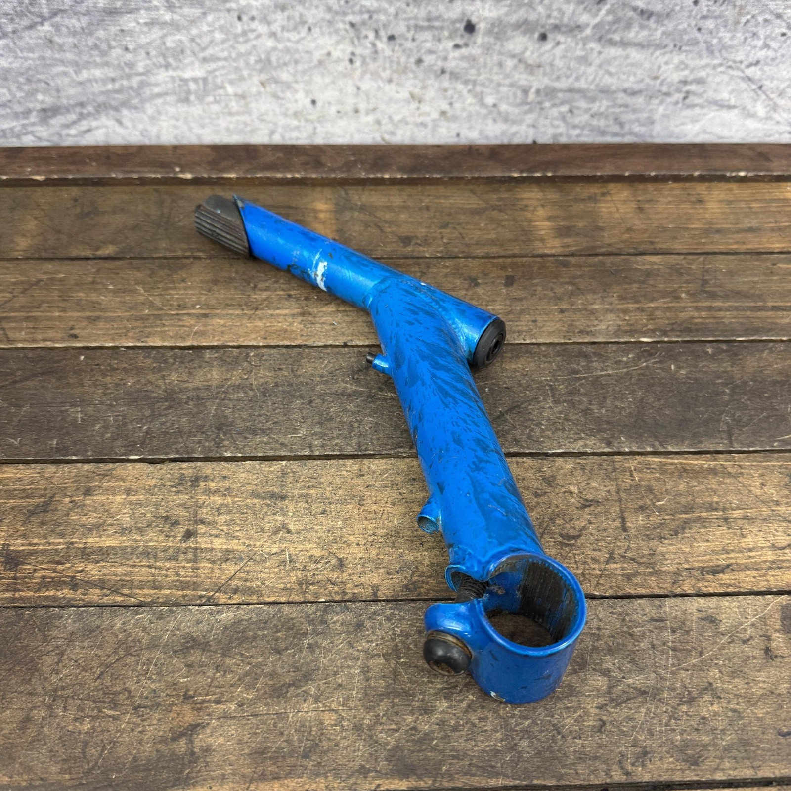 Vintage GT Outpost Blue Quill Stem All Terra 1in 22.2 Splatter Paint Riser MTB