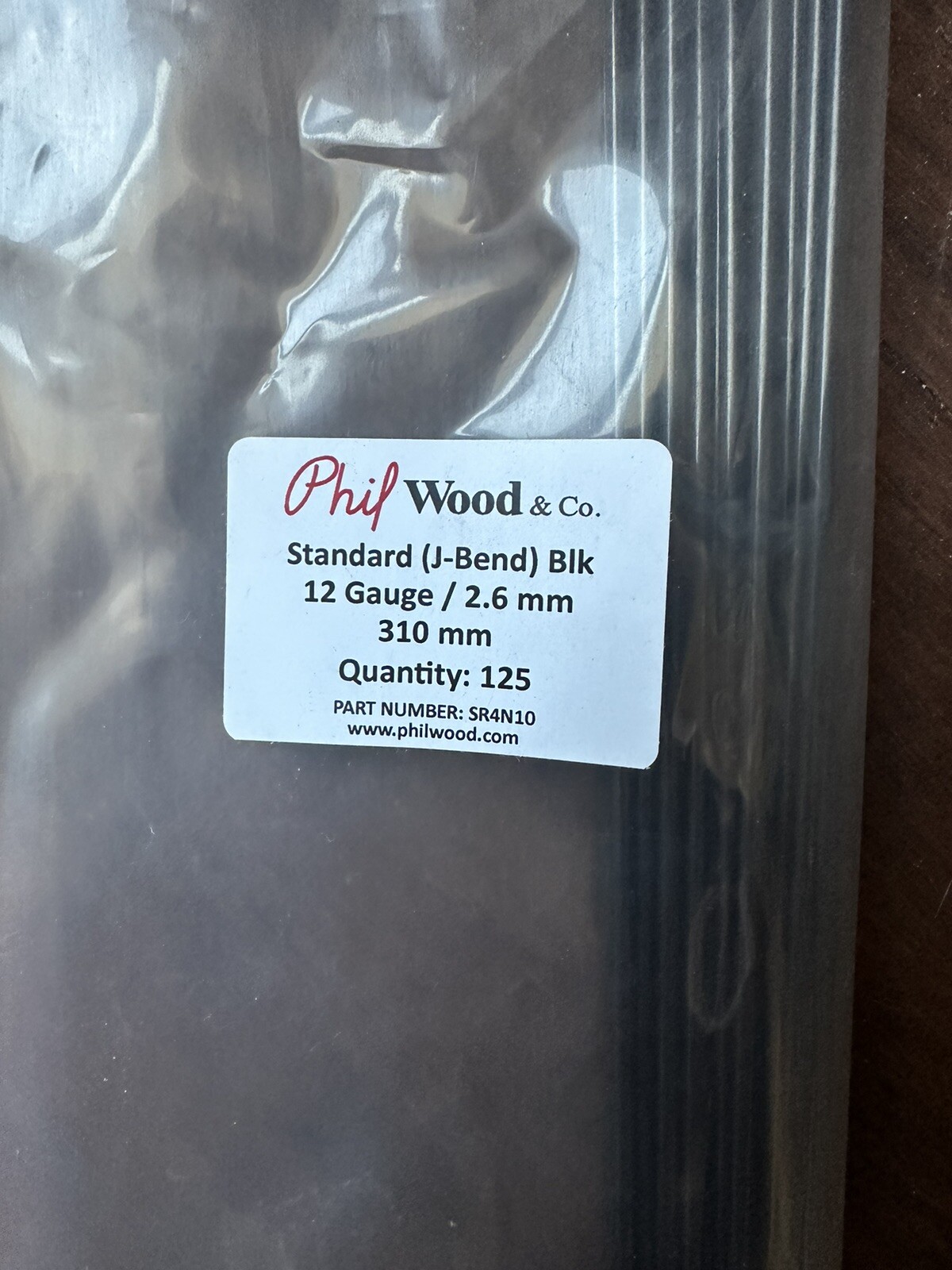 Phil Wood Spokes Black 12g