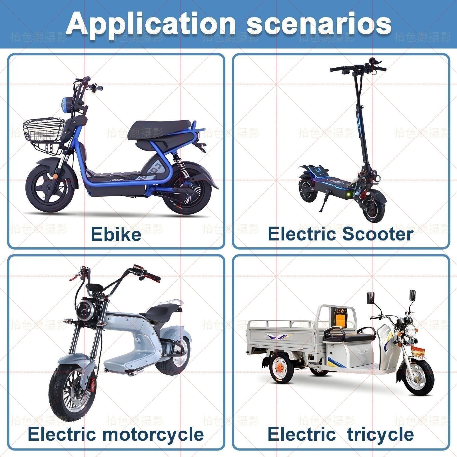 36V 48V 10/14/20AH Lithium Ebike Battery 30A BMS For 100W-1500W Electric Bicycle