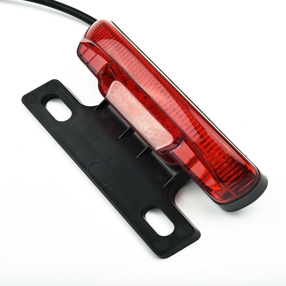 For E-Bike Rear Tail Light Safety Warning Rear Lamp For Electric Bicycle 36-48V