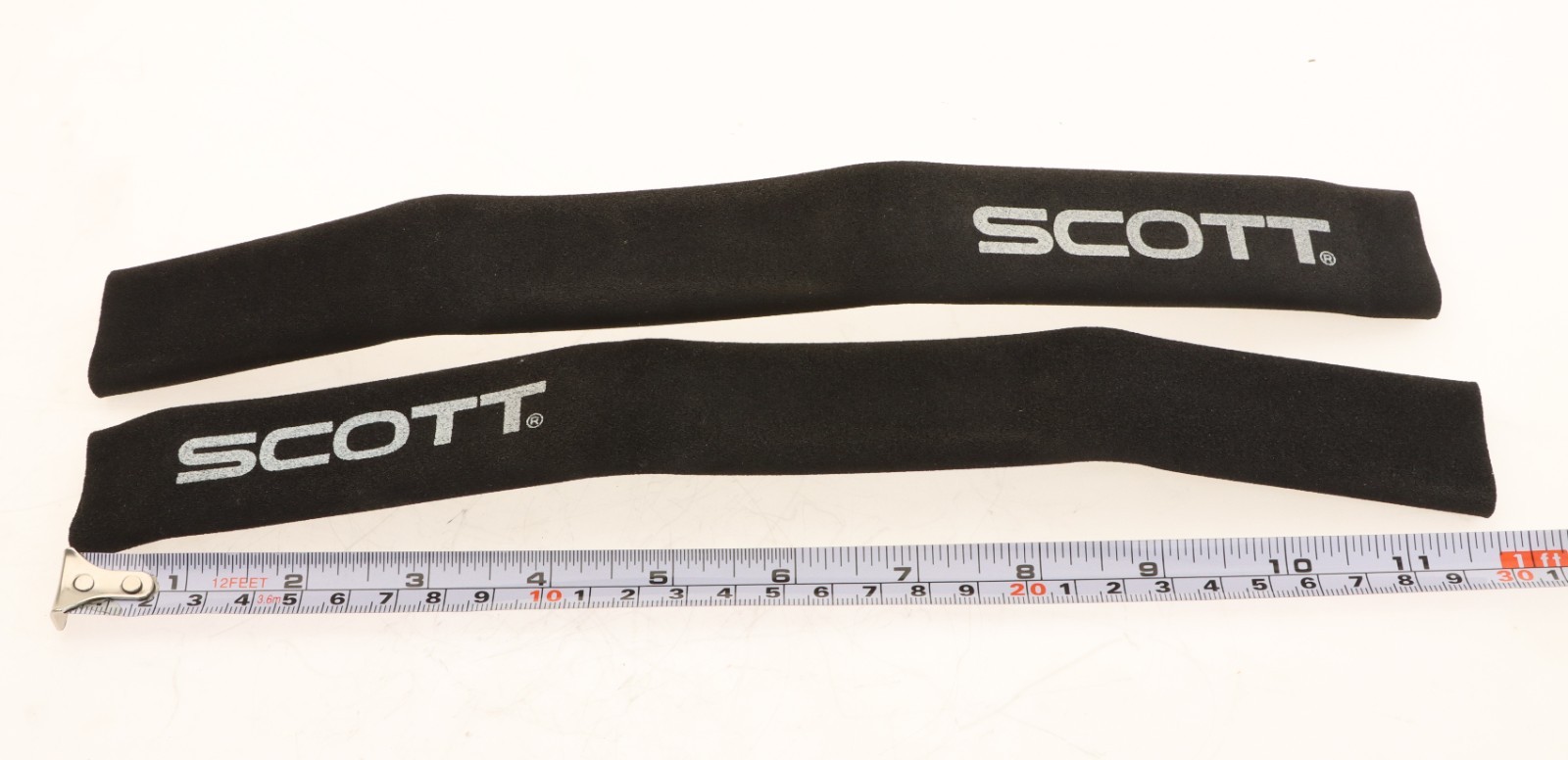 Scott Bar End Grip Tubes 12″/ 305mm Pair Barend Covers Black NEW NOS