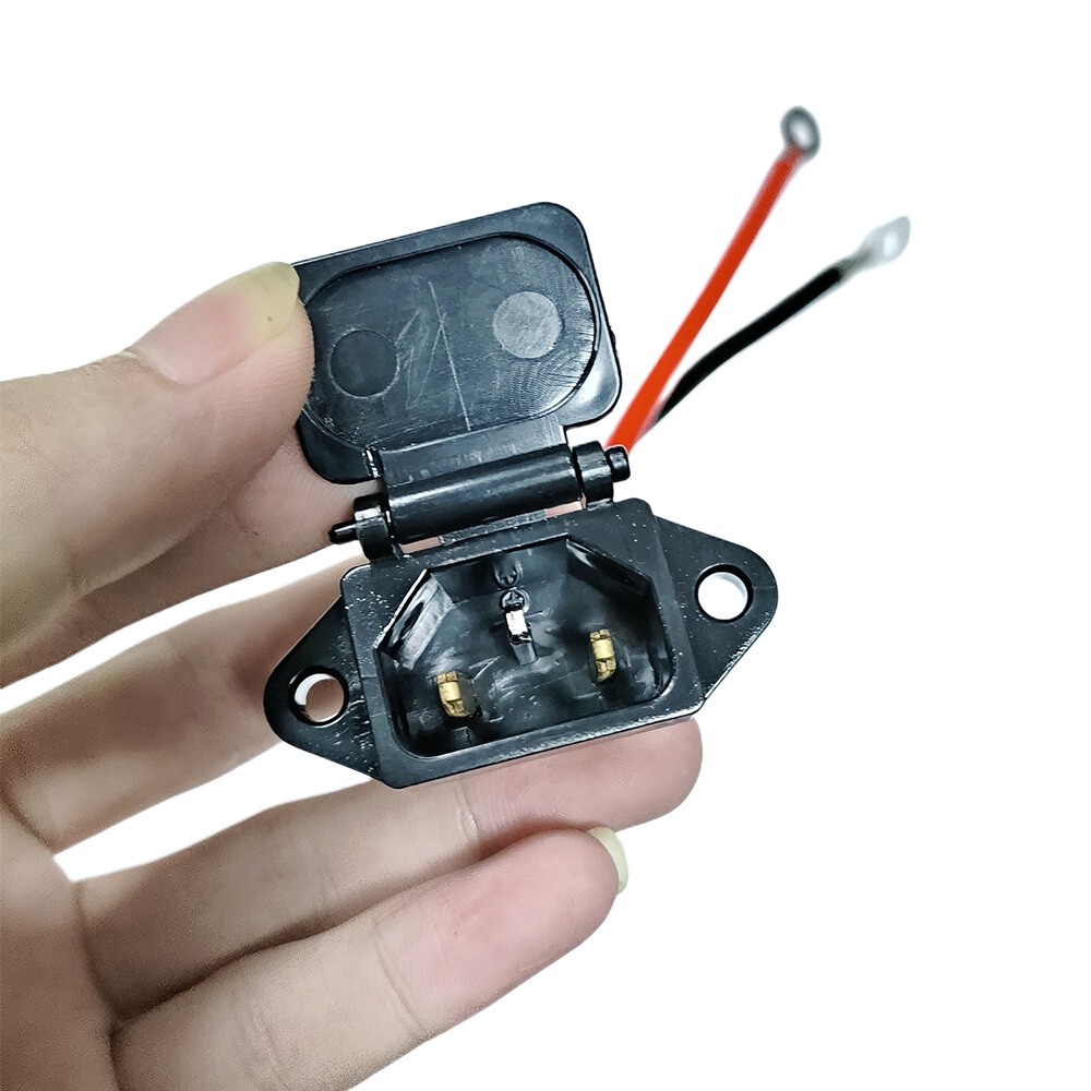 Electric Bike Battery Charging Socket E-Bike Battery Charger Male / Female plug