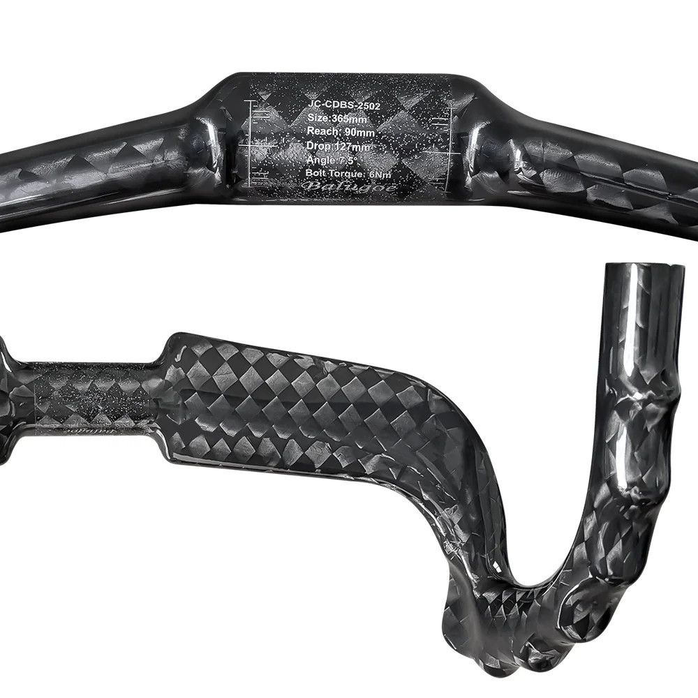 Carbon Track Bicycle Drop Bar Bike Handlebar Length 31.8-325/345/365/385/405MM