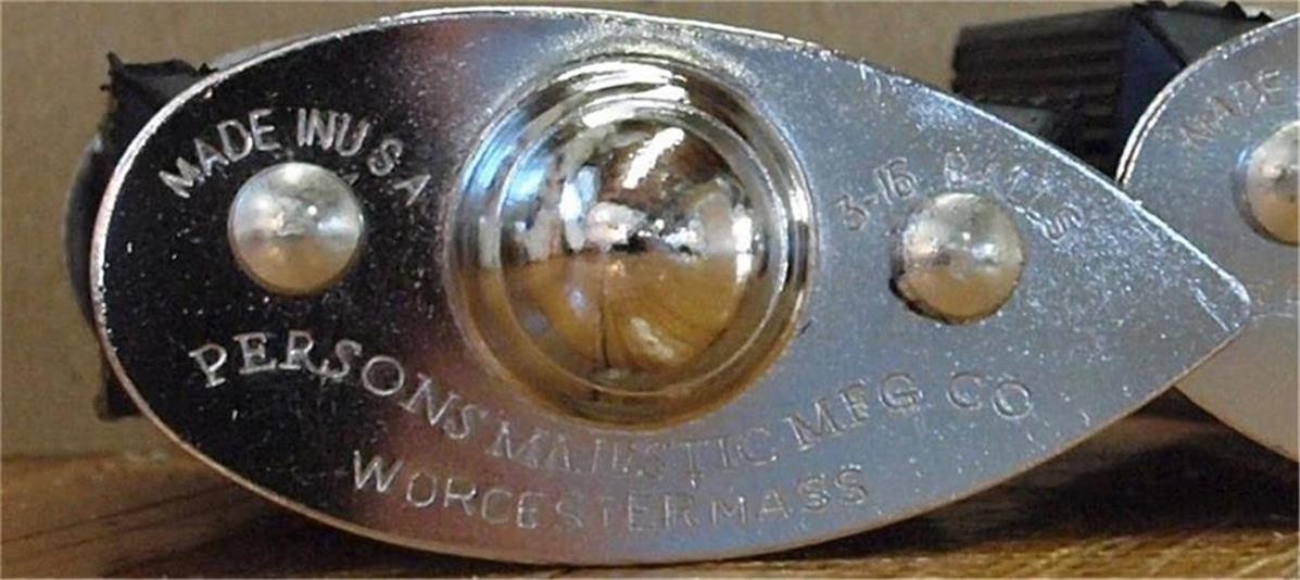 antique mens Persons Majestic TEARDROP bicycle PEDALS 1/2″ thread vintage PAIR