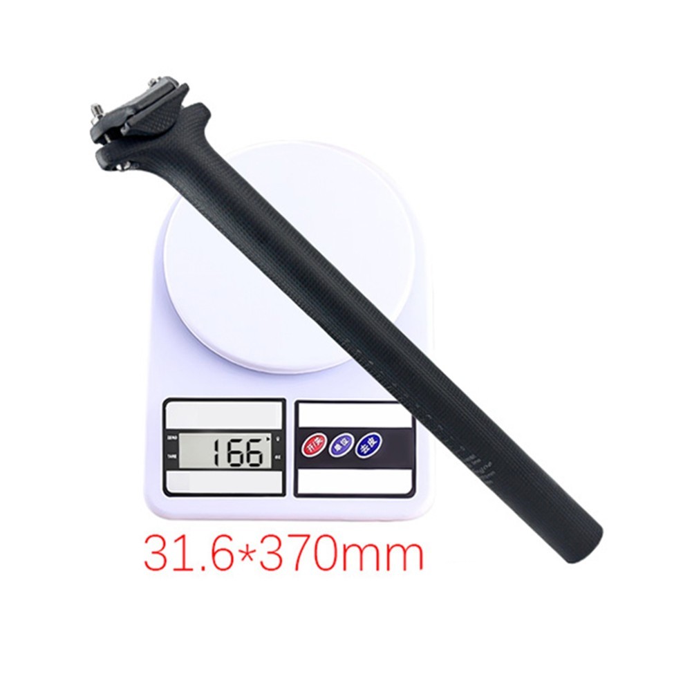 Carbon Fiber Bike Seatpost Lightweight 370mm 27 2mm 30 8mm 31 6mm for MTB
