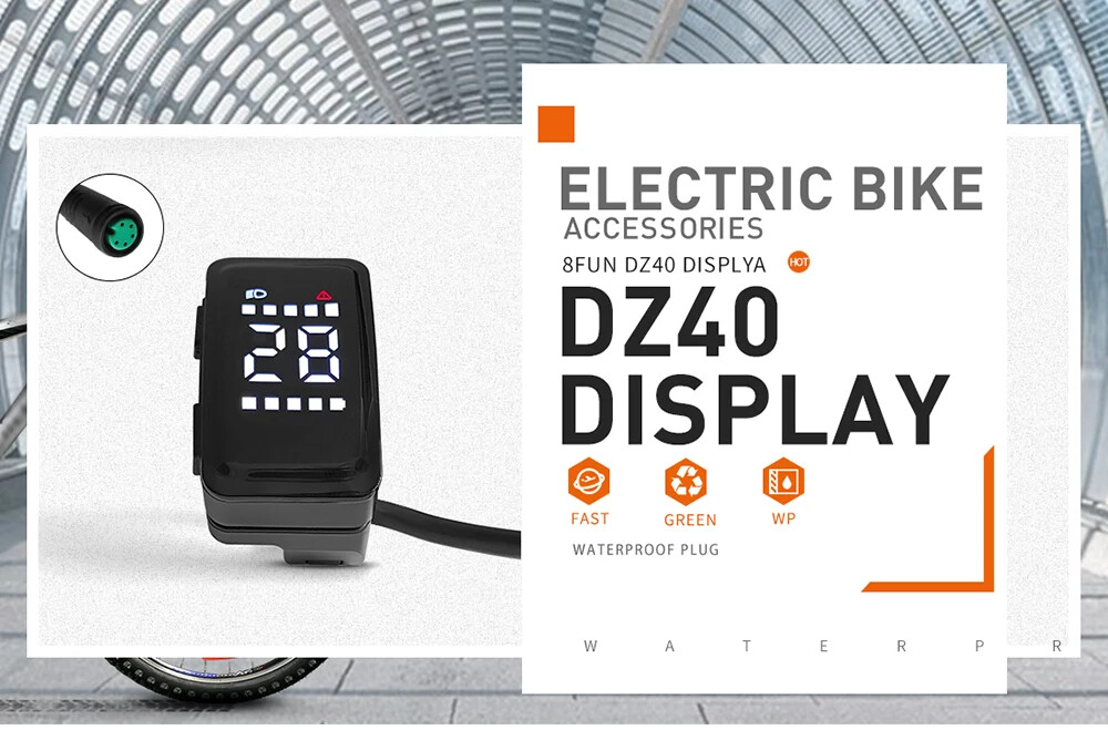 Mini Display Ebike Intelligent LCD Screen Waterproof Electric Bike Compitable