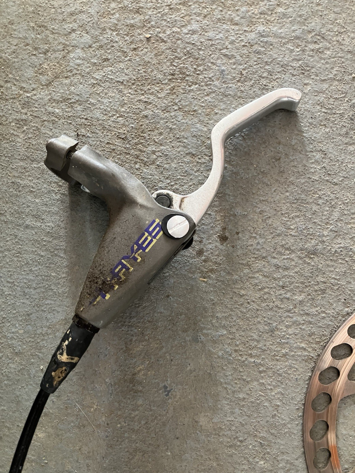 Hayes Hydraulic Disc Brakes 22mm Rear ISO Front 160mm Rotors Front And Rear