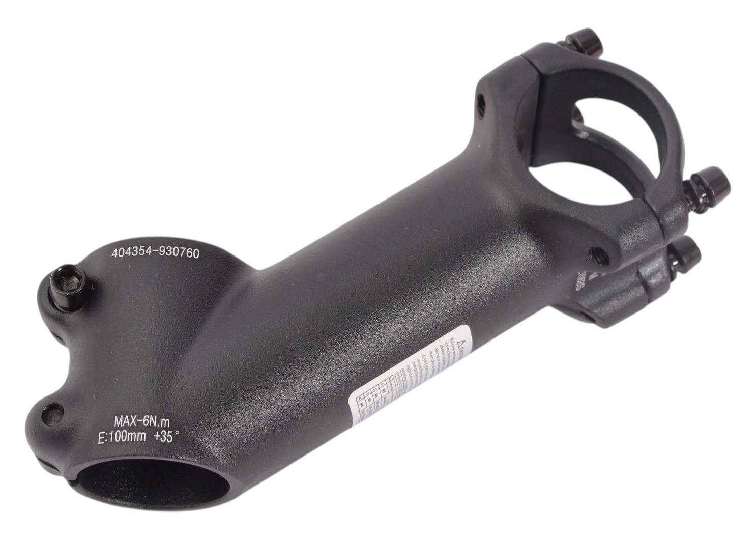 PRISM V2 Stem 100mm 35° 31.8mm Aluminium Trekking City Bike
