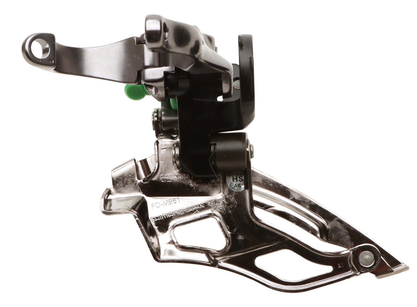 Shimano XTR FD-M961 S6 Front Derailleur 3x9s Clamp-On 31.8 Dual/B.Swing NOS
