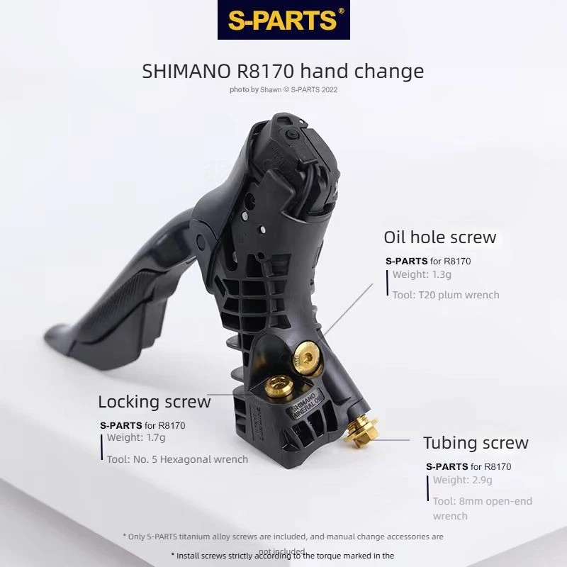 Road bike titanium alloy screws mechanical shifting drive UT R7000 R7100 R7150