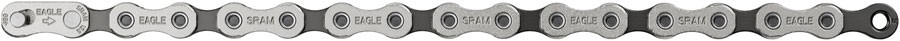 SRAM S200 Eagle Chain – 12-Speed, 126 Links, Silver/Black