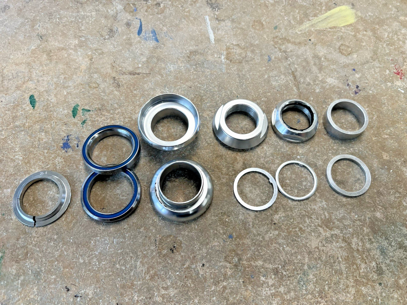 Velo Orange Grand Cru 1″ Headset Sealed Bearing Silver *Needs Crown Race