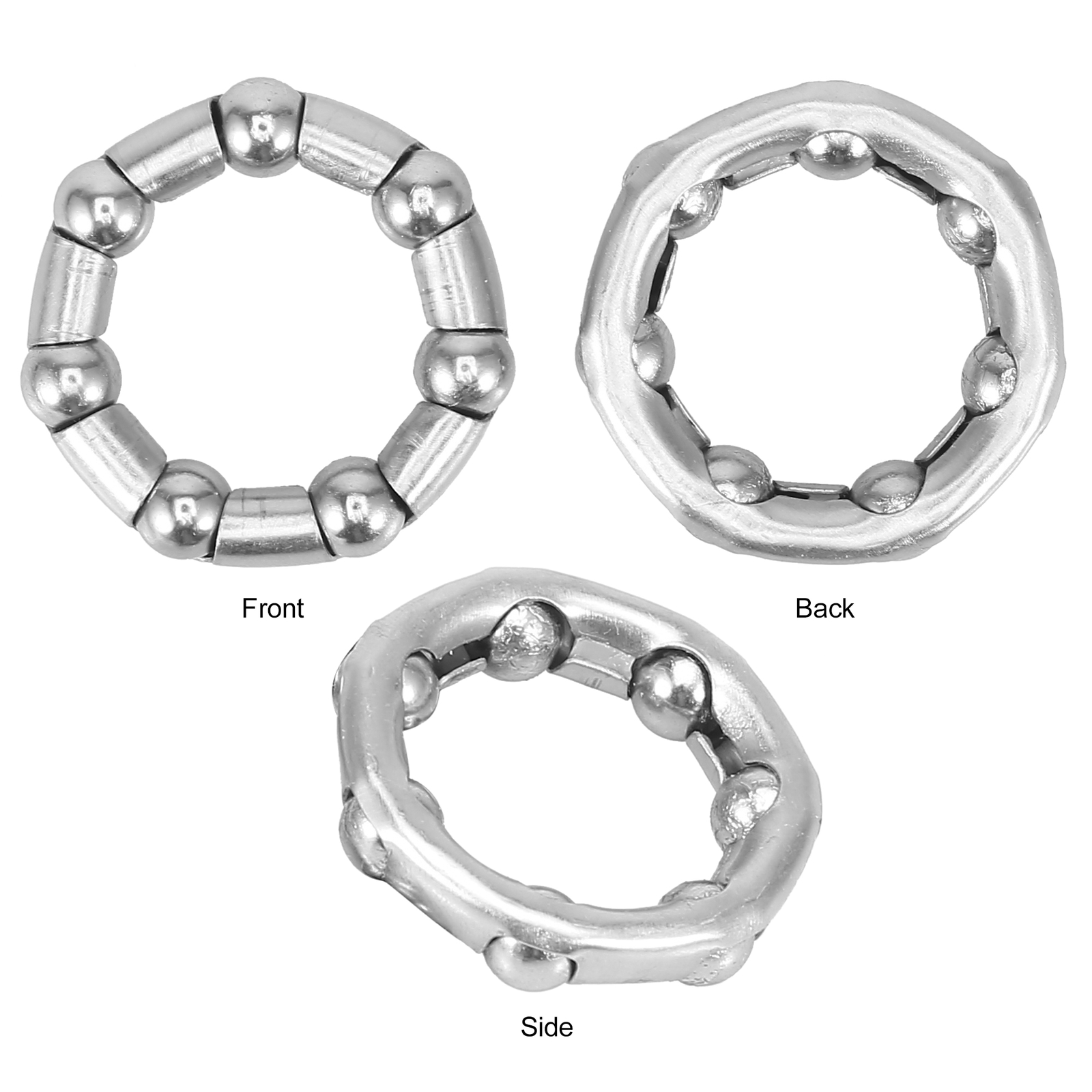 2pcs 37.6mm x 7 Ball Bearings Cages Crank Wheel Bearing Retainer for Bicycle