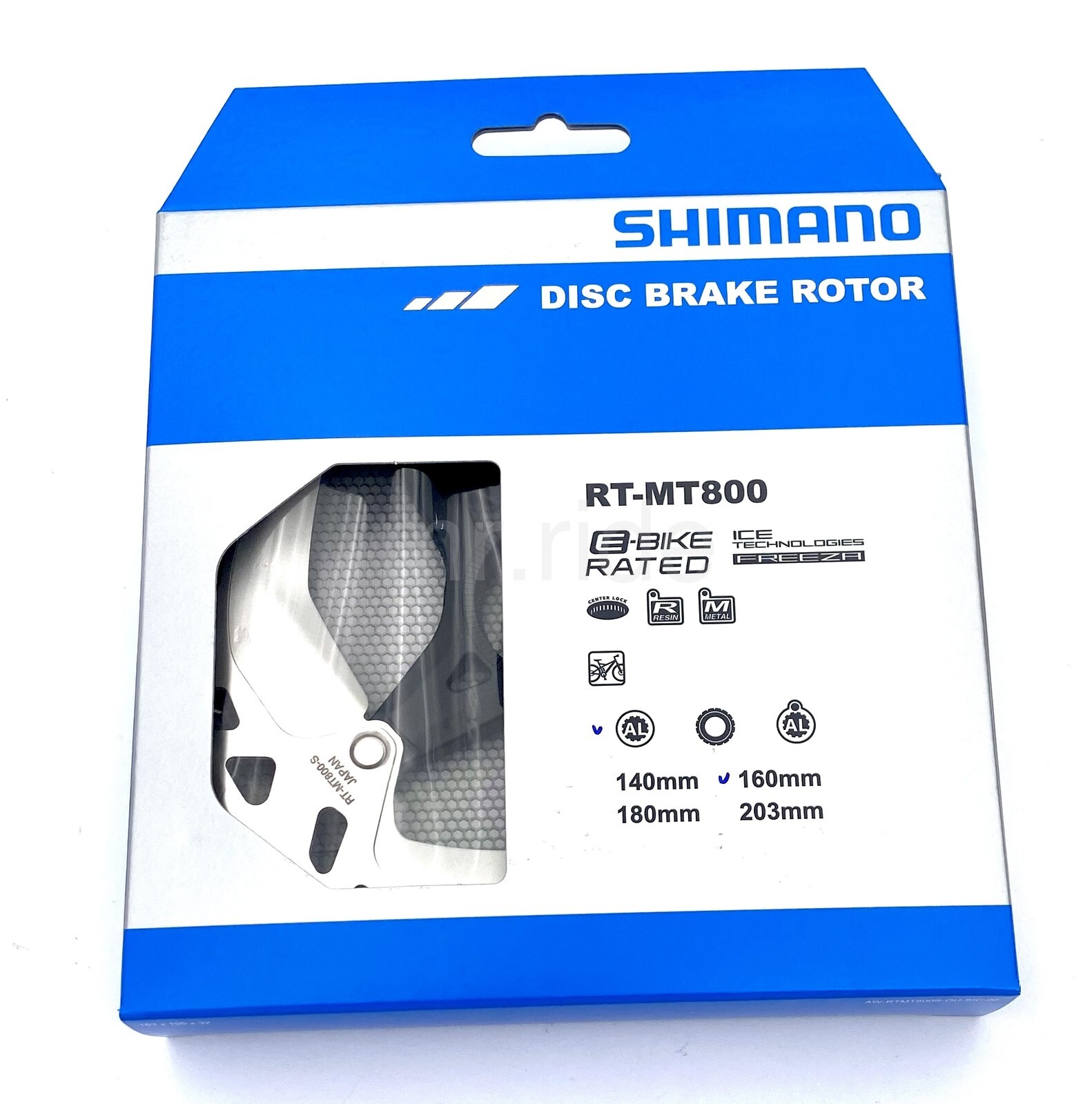 Shimano XT Bike Disc Brake Rotor RT-MT800 140/160/180/203mm Center Lock,ICE Tech