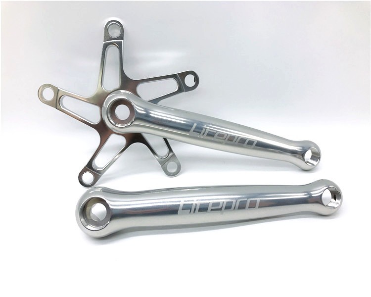 Litepro CNC Crankset BCD130 Crank Arm set 170mm for Brompton Birdy folding Bikes
