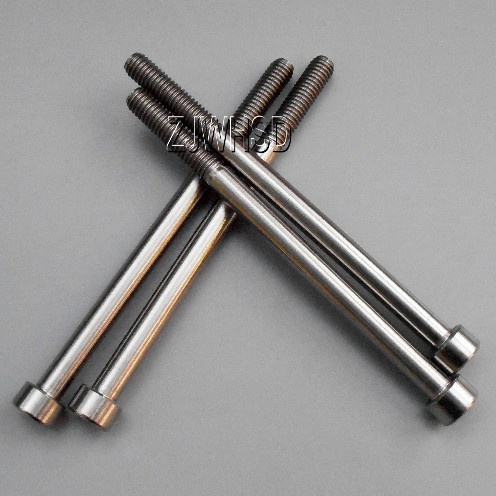 4pcs M6 x 90 Ti Titanium Screw Bolt Allen Hex Socket Cap Head / Aerospace Grade