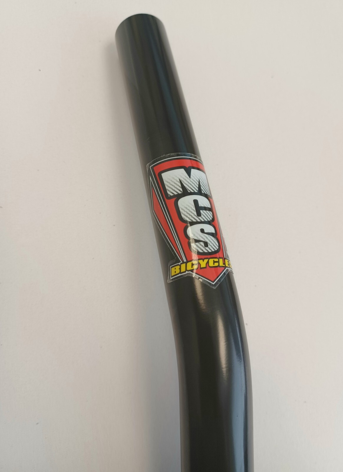 MCS CHROMOLY LAY-BACK SEATPOST Old School BMX 7/8″ (22.2mm) BLACK