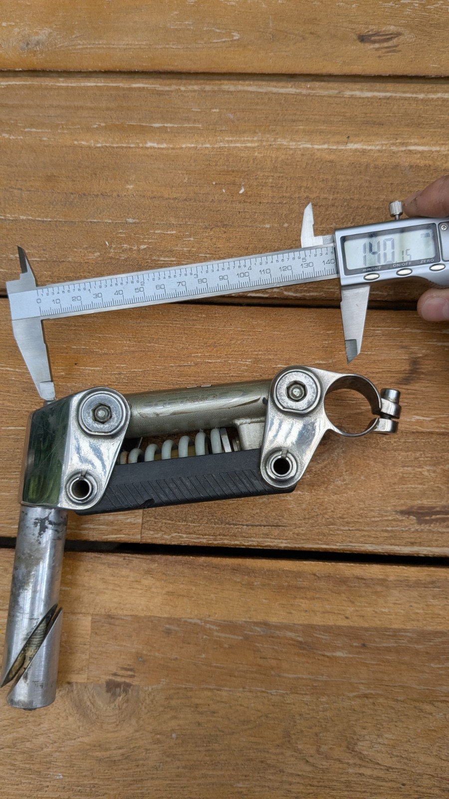 Vintage 140mm Softride Stem 1 In Threaded Quill Suspension MTB 25.4