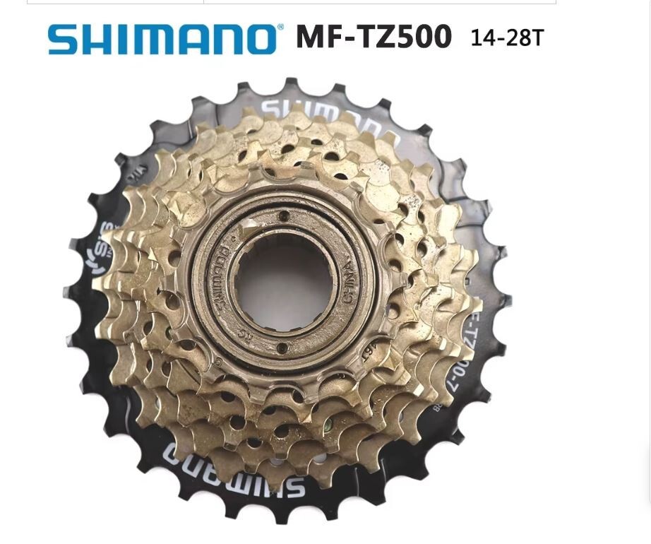 Shimano TZ500 7Speed Cassette Freewheel 14-28T for MTB Road Cycling Bike Update