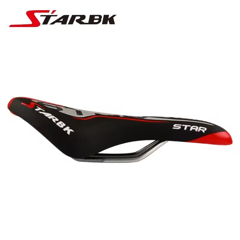 Bicycle Saddle Skidproof Bike Seat Cushion Bicycle Parts Road Mountain bike, Red