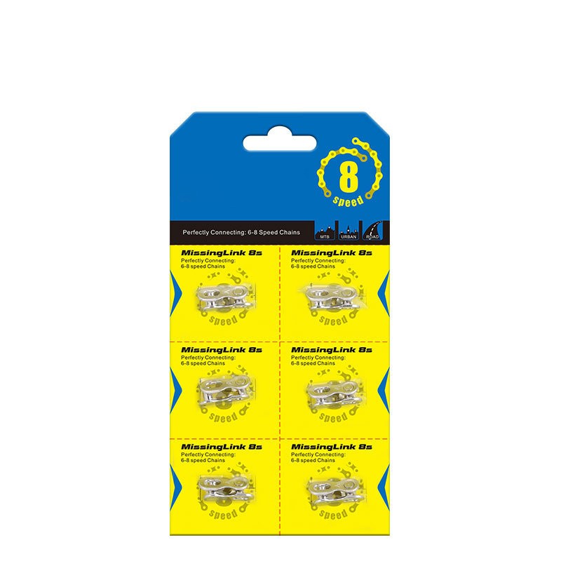 6 Pairs Bicycle Chain Link 6/7/8/9/10/11/12 Speed Chain For Mountain Bike