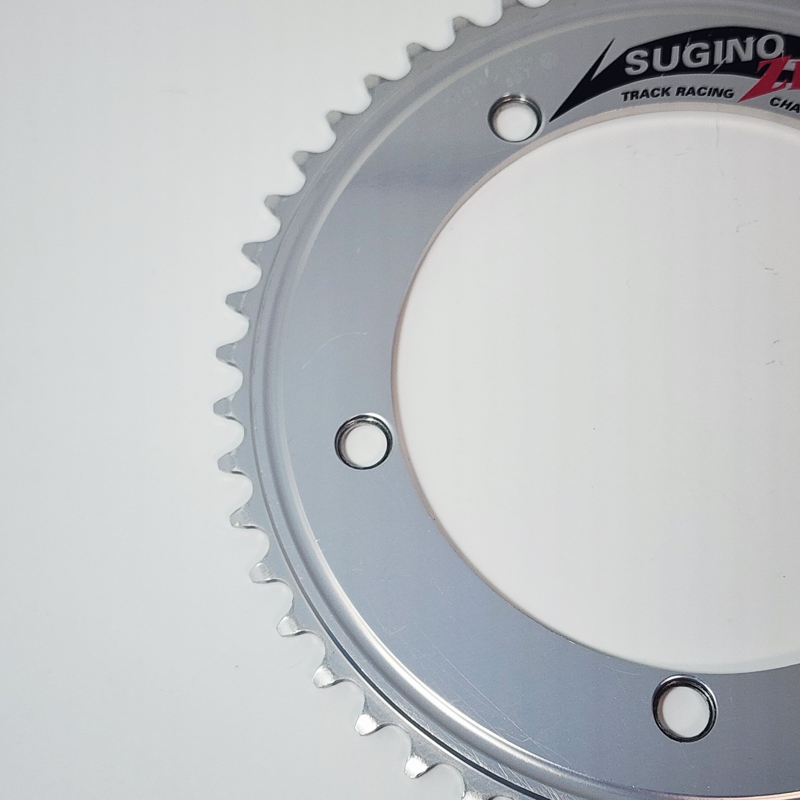 Sugino ZEN 50T NJS Track Chainring 144 BCD 1/8 Silver Keirin Fixed Japan