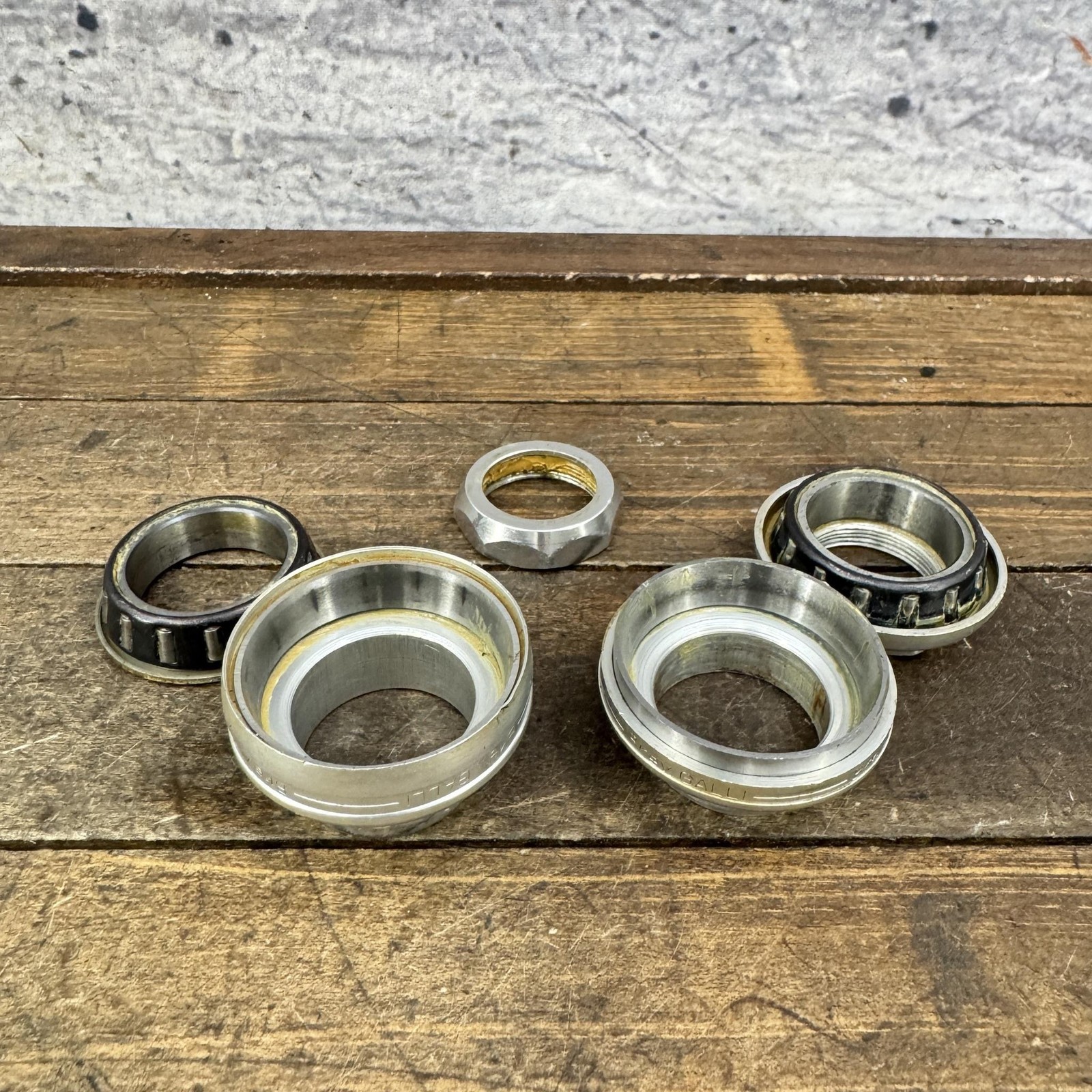 Vintage Galli 1 Inch Threaded Headset Alloy English Roller 30.2 Italy Road Bike