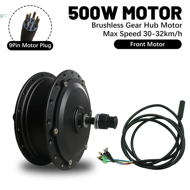 36V48V 250W350W500W Electric Bike Front Rear Hub Gear Motor High Speed Brushless
