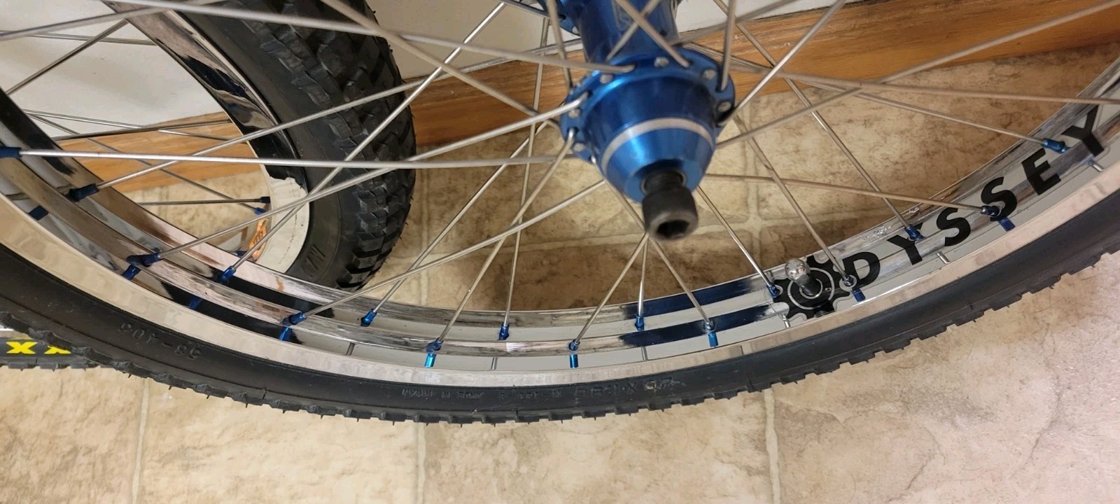 Chrome Odyssey 7KA 20” Rims W/ TNT Rapid Fire Hubs HOLY ROLLER tires Mid School