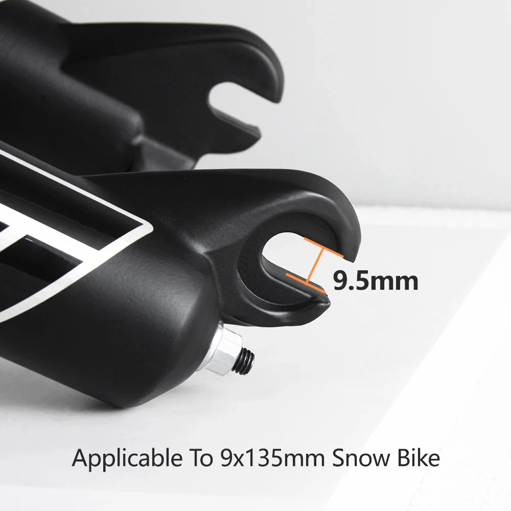 Snow Bike Fork 100/110mm Stroke 20 26 Inch Fat Tire Spring Mechanical Air Fork