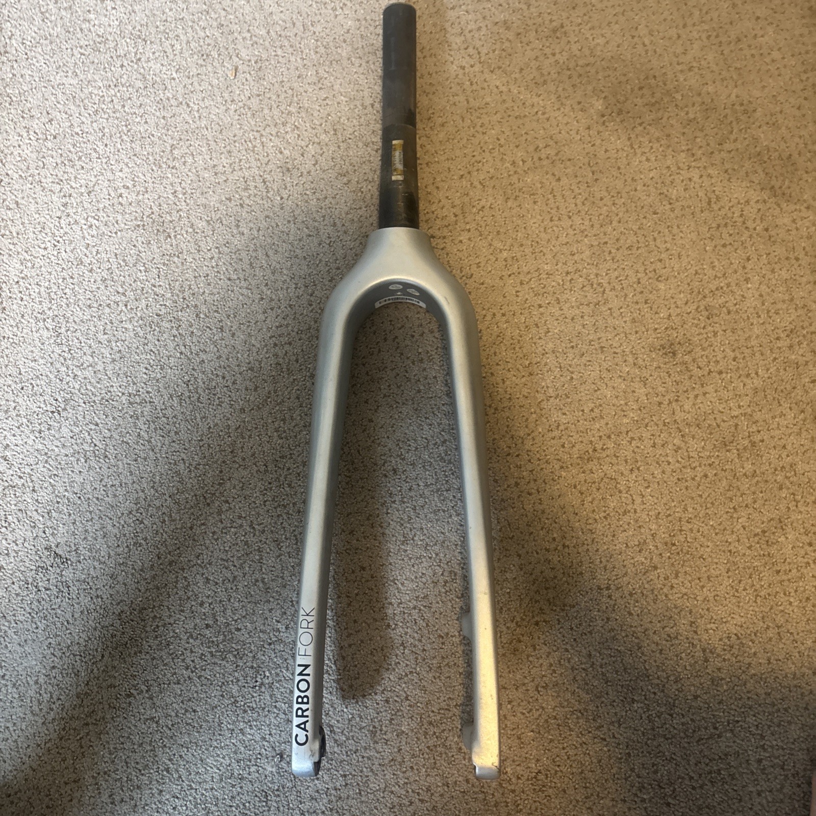 20” Carbon Fiber Fork With Through Axle Skewer, For 140/160 Post-mount Disk Only
