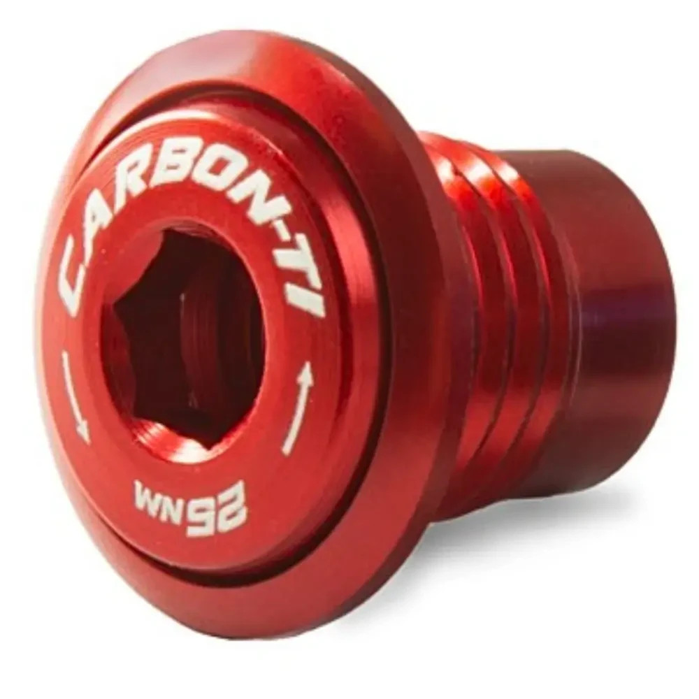 Carbon-Ti X-Bolt for UDH. Red