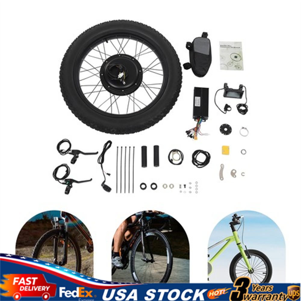 24″ Ebike Front Wheel Hub Motor Electric Bicycle Motor Conversion Kit 1500w 48v