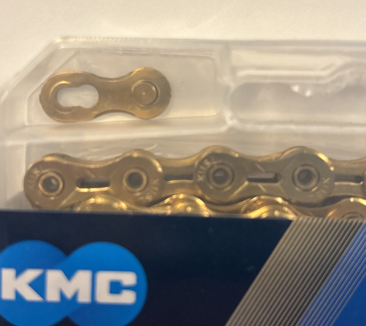 KMC X11SL 11 Speed Bike Chain Gold Hollow Pins & Plates