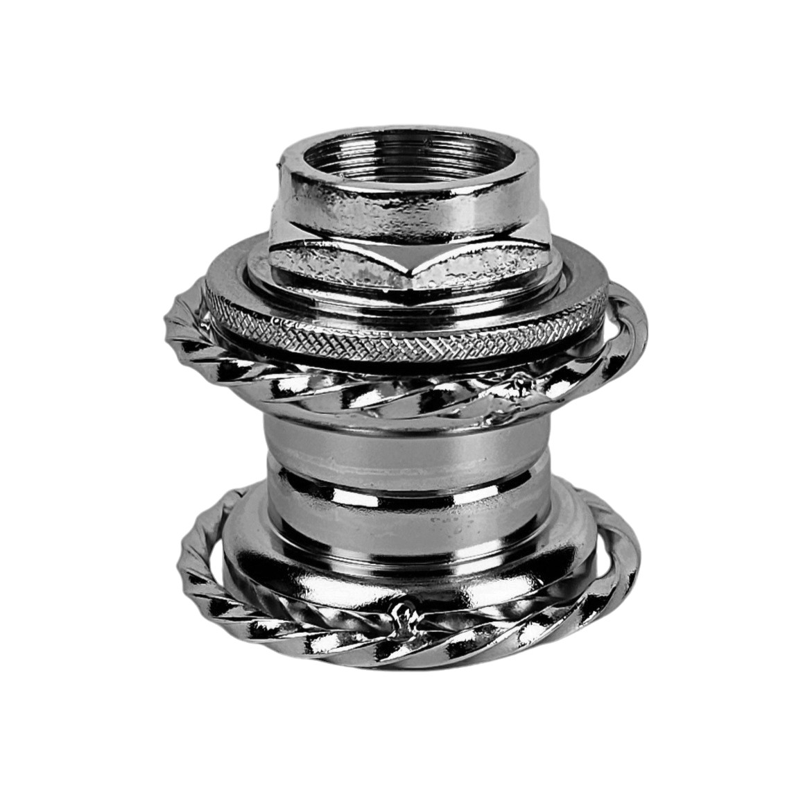 OG LOWRIDER 22.2MM BICYCLE COMPLETE SINGLE SQUARE TWISTED BICYCLE HEADSET.