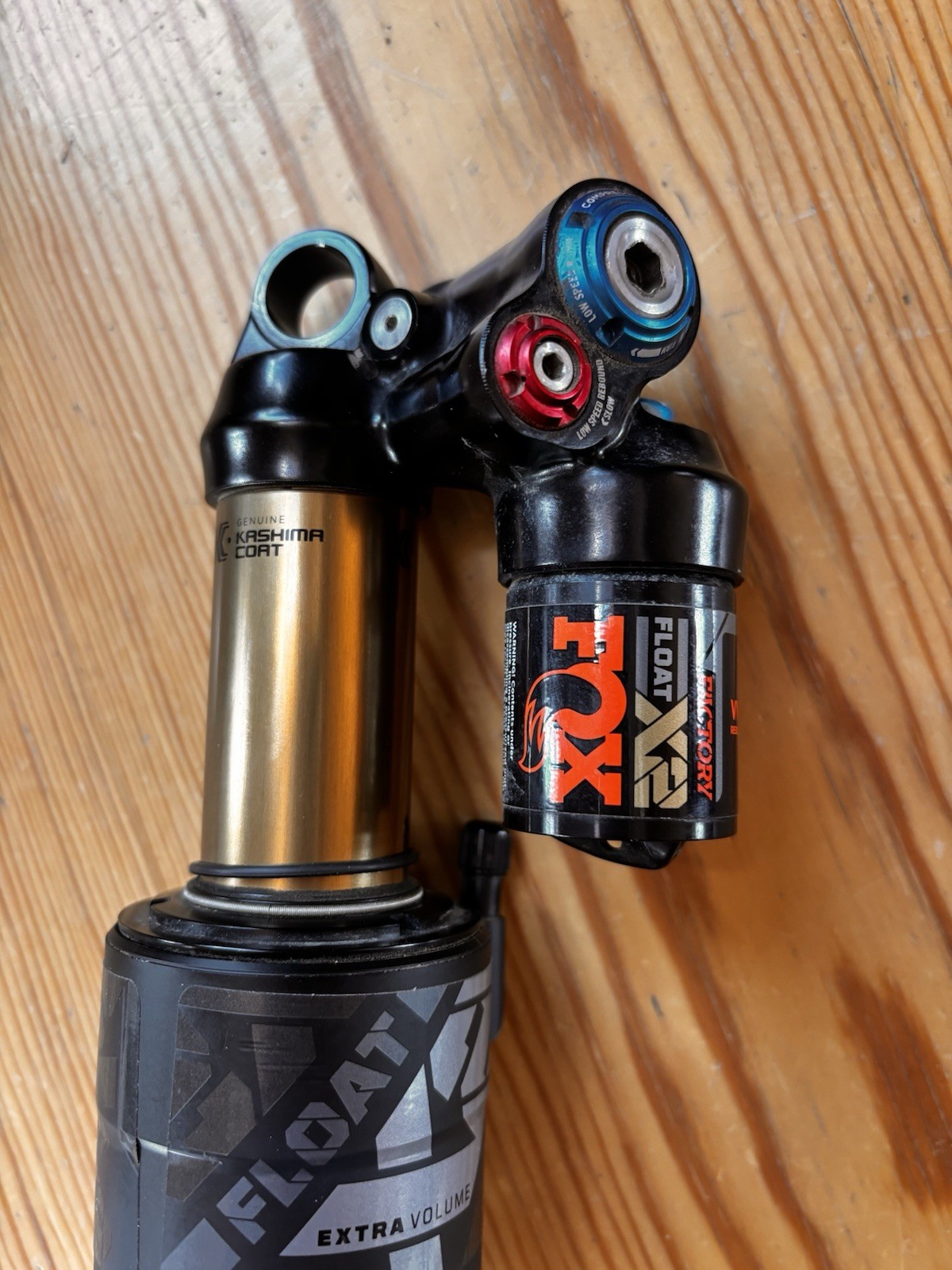 Fox Float X2 Rear Shock Kashima 2025 Year Model 210mm 2 Position Adj.