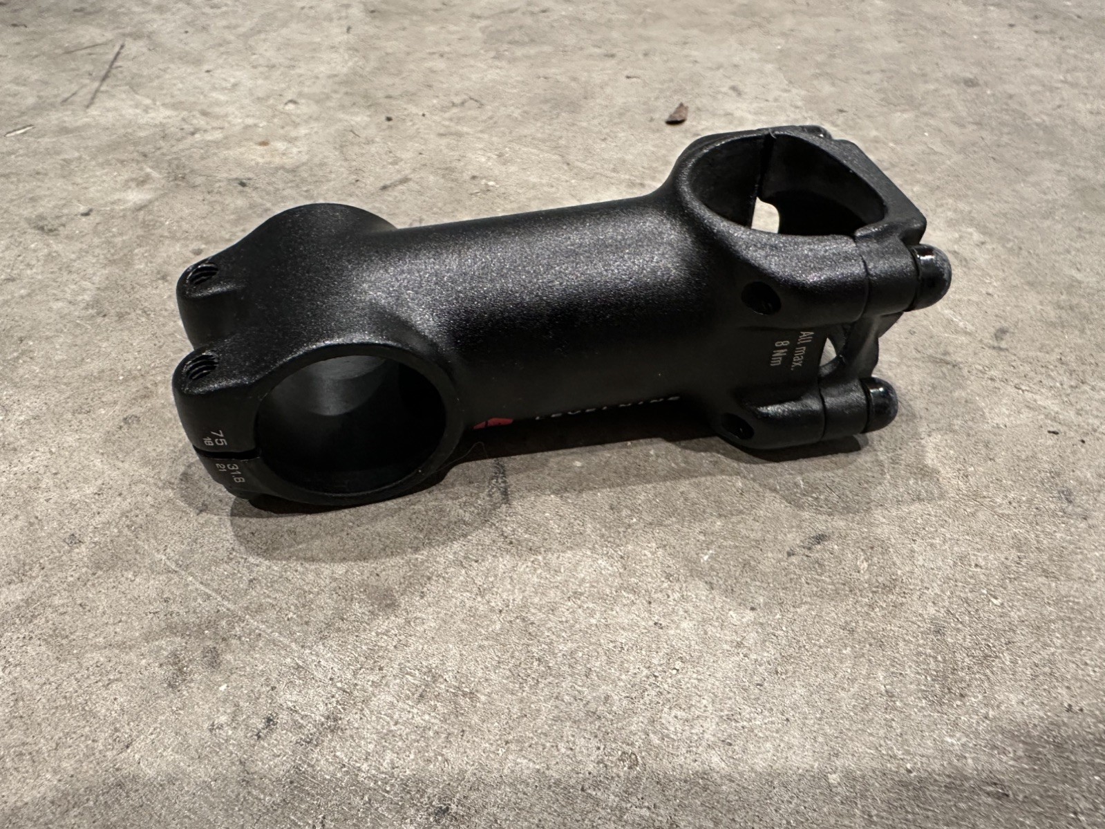 LEVELNINE Team 31.8 Stem Black 75 mm