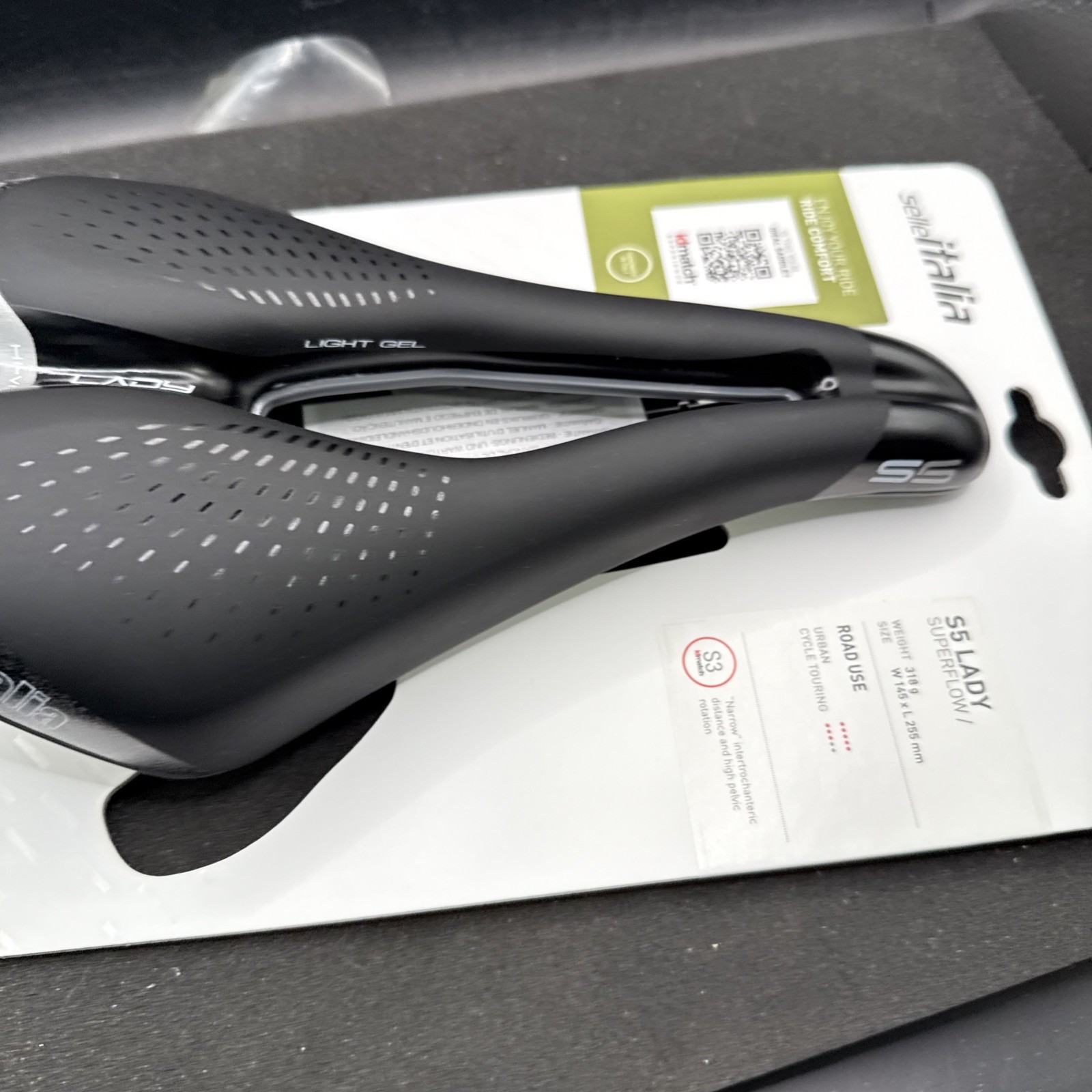 Selle Italia S5 Lady Superflow Cycling Saddle Seat 145mm Width (9419-27)