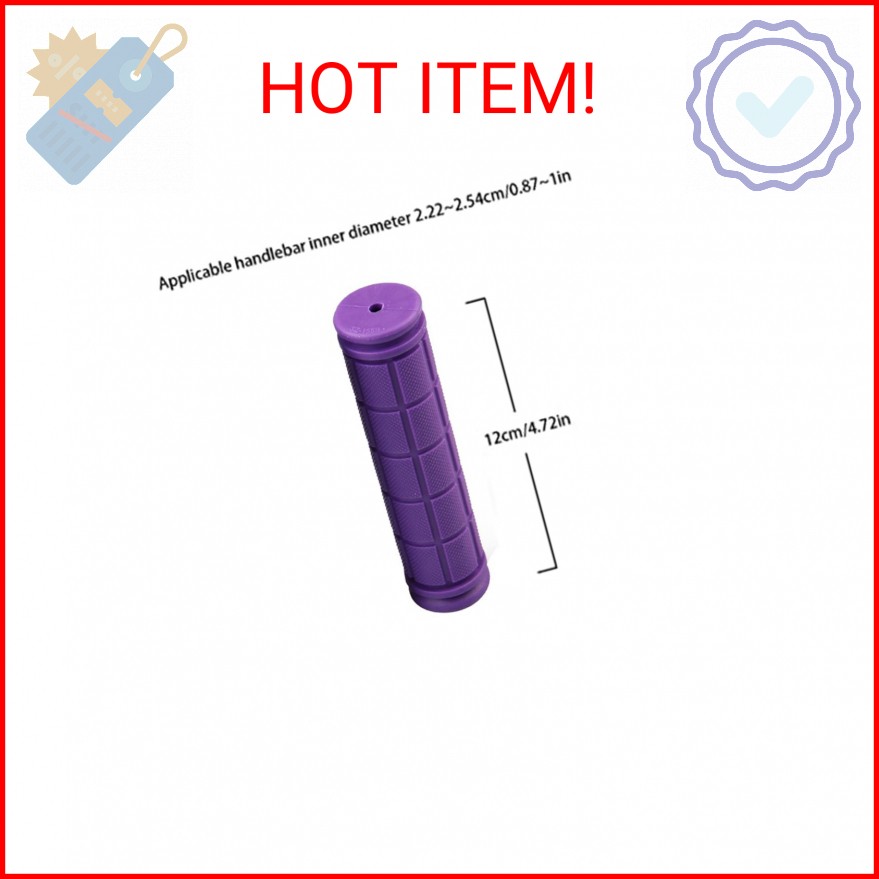 1 Pair Kids Bike Grips Anti-Slip Rubber Bike Handlebar Grips for BMX MTB Bicycle