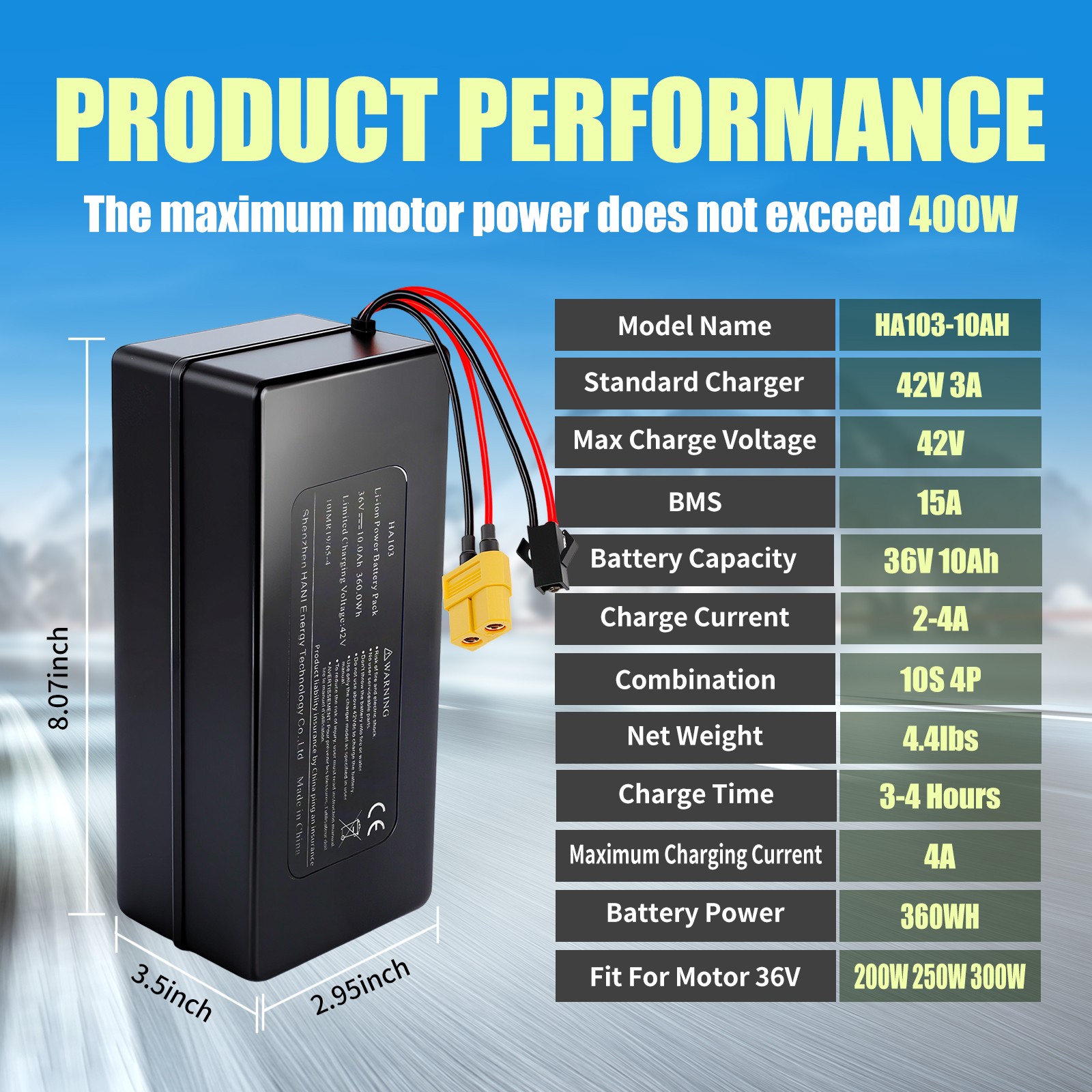 Jetson Bolt Pro Electric Bike Ebike li-Battery 36v 10AH 6Ah 2 wire Genuine 350w