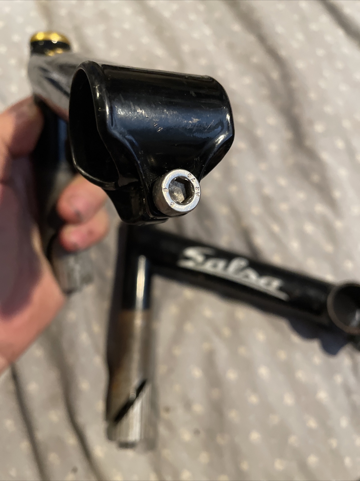 Salsa steel road stem 1” 14cm 25.8 handmade!