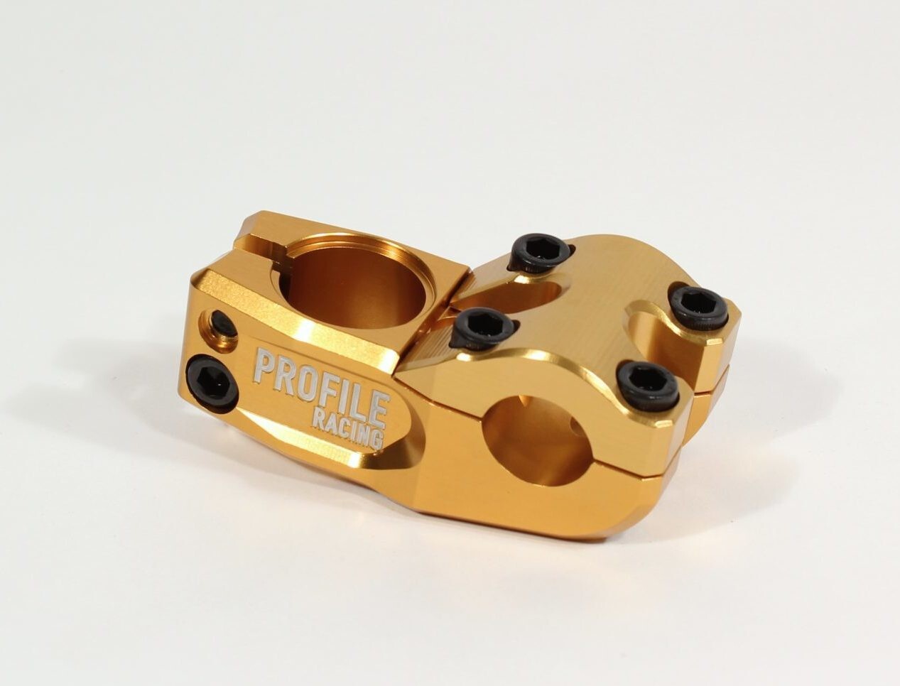 Profile Racing Push Bmx 1-1/8th Stem Gold 48mm/53mm/58mm