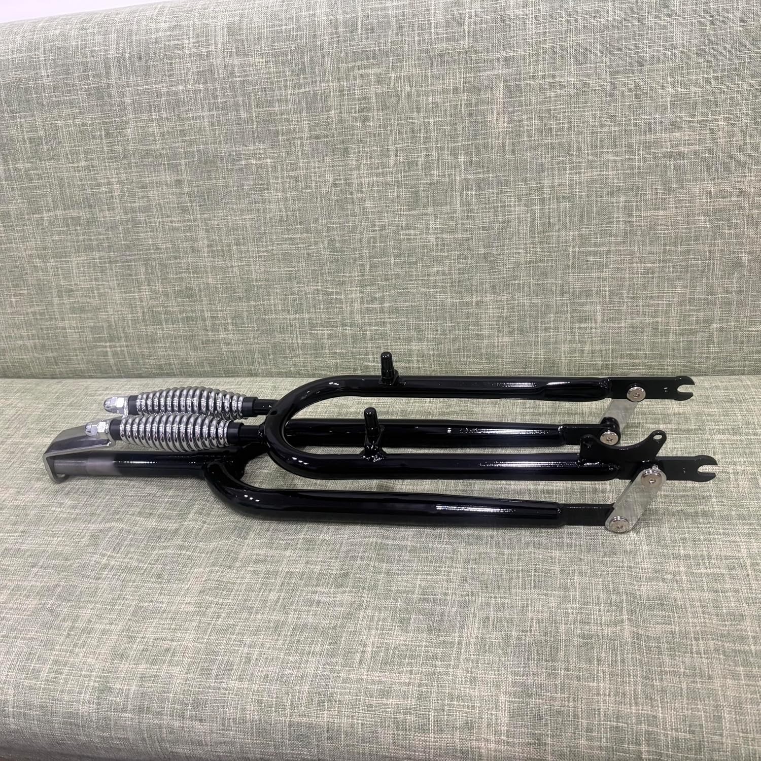 26 in Bicycle Springer Suspension Fork 1″ Threaded, Chopper Bike Classical Fork