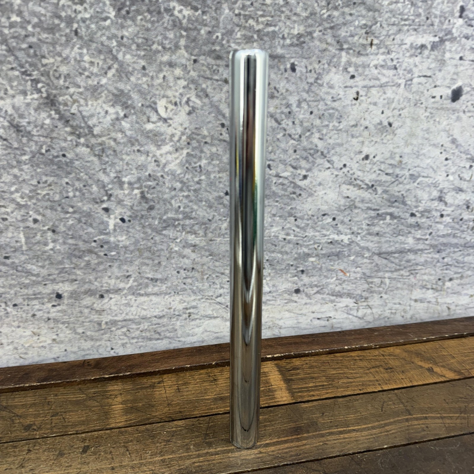 Meng Fong BMX Seatpost 22.2mm NOS Silver 4130 Chromoly Old School BMX Post