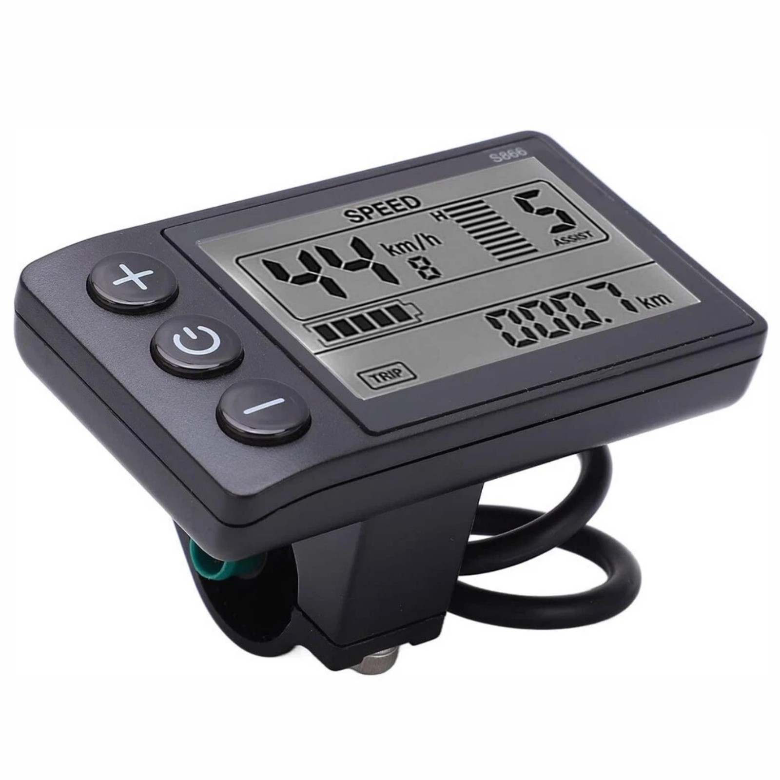 Universal Electric Bike Speedometer LCD Display Screen for Scooter 24V 36V 48V