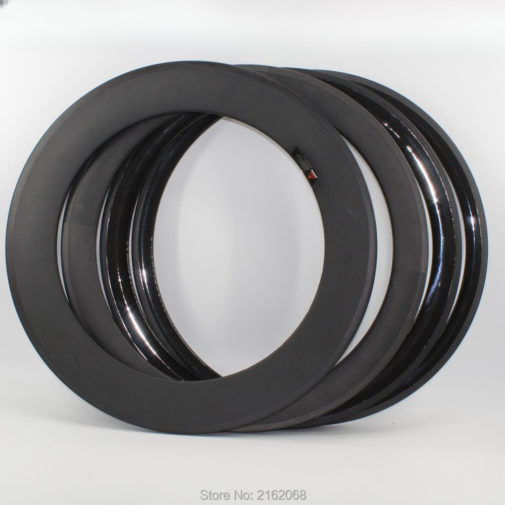 700C Road Bike 38 50 60 88mm Full Carbon Wheels Clincher Tubeless Rims 25mm