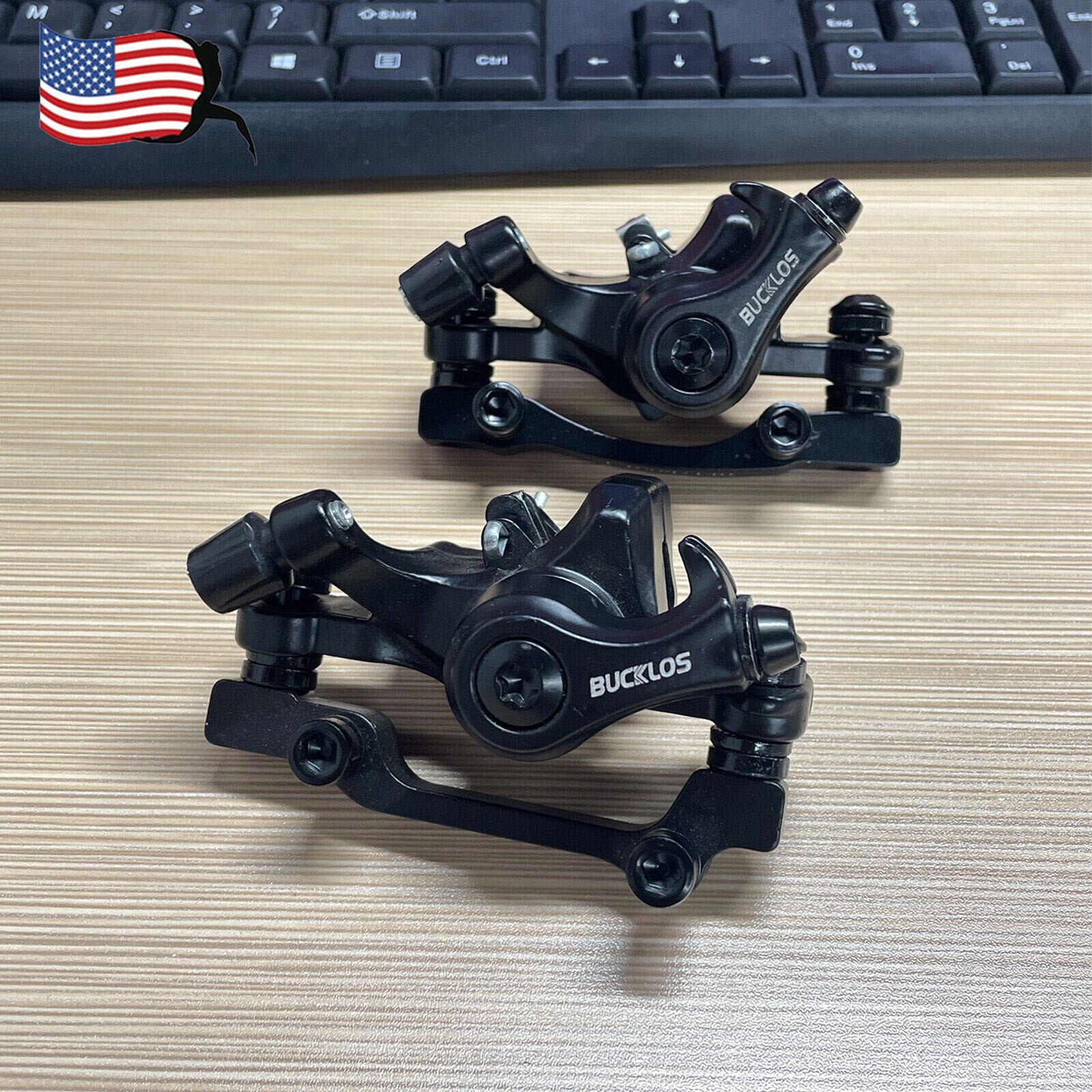 BUCKLOS MTB200 Hydraulic Disc Brake Front Rear 160mm Bicycle 800/1500mm Aluminum