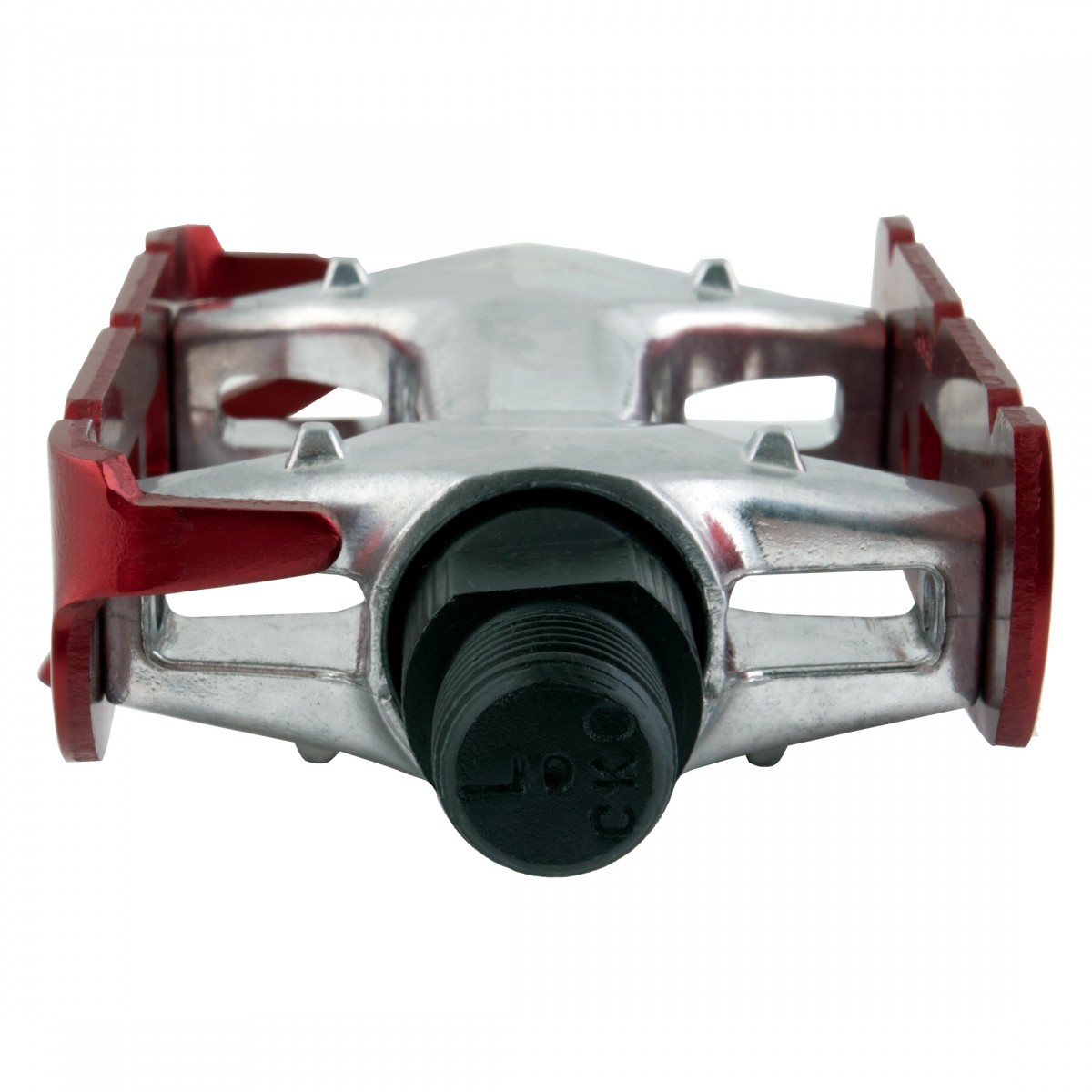 Origin8 Pro Lite Track Platform Pedals 9/16″ Chromoly Axle Aluminum Body Ano-Red