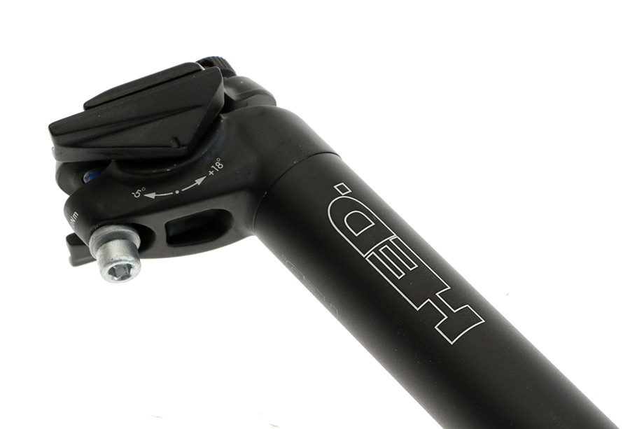 HED Trident Road Alloy Seatpost 27.2mm 18mm Offset 350mm Seat Post Black NEW